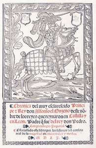 Alphonse XI, roi de Castille et de León, à cheval, 1551