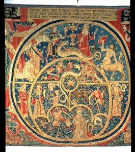 Tapisserie astrologique (détail central) - Spanish School