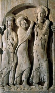 Christ et les pèlerins d