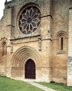Collégiale de Santa María del Manzano, Castrojeriz, Burgos, Espagne - Spanish School