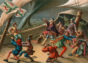 Colomb calme une trombe marine - Spanish School