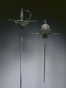 Rapières à garde en coupe, vers 1650 - Spanish School