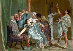 Mort de Lucrèce - Spanish School