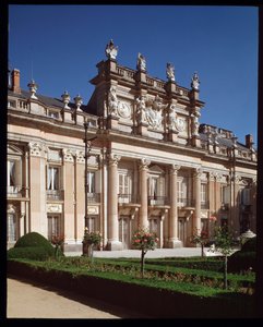 Façade du Palais Royal de la Granja de San Ildefonso, résidence d
