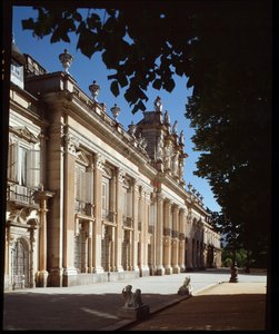 Façade du Palais Royal de la Granja de San Ildefonso, résidence d