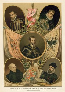 Figures historiques espagnoles célèbres du XVIe siècle - Spanish School