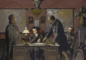 France - la nuit du 2 décembre 1851 - Spanish School