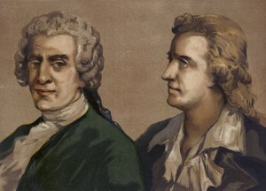 Friedrich Gottlieb Klopstock et Friedrich Schiller, poètes allemands - Spanish School