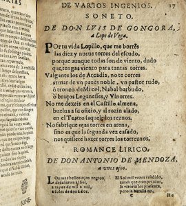 GOGOORA Y ARGOTE, Luis de (1561-1627). Poète espagnol du Siècle d