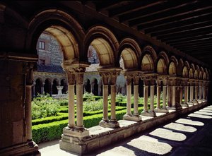 Cloître du jardin au monastère de Las Huelgas, c.1180 - Spanish School