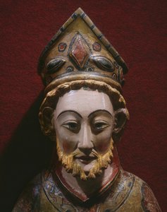 Tête de Saint Pierre, fin du 13ème siècle-début du 14ème siècle