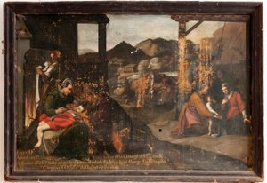 Ermitage (Ermita de Nuestra Señora de Belén). Intérieur. - Spanish School
