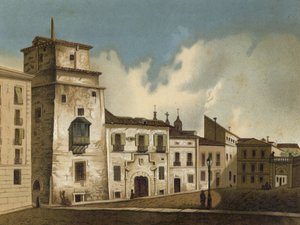 Maison où François Ier de France fut emprisonné, Madrid, 1525-1526 - Spanish School