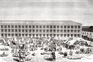 La Casa de los Portales, Plaza de Simon Bolivar, anciennement Plaza de la Constitución, Bogotá, Colombie - Spanish School