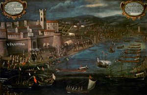 Navire maure dans le Grao de Vinaroz - Spanish School
