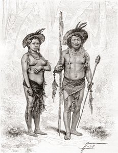 Indiens natifs de Rio Branco, Amérique du Sud - Spanish School