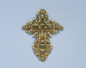 Pendentif en forme de croix, 1550-1600 - Spanish School