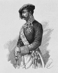 Portrait du général carliste Tomas Zumalacarregui (1788-1835) - Spanish School