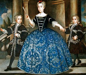 Portrait de Donna Maria de Montaner y Canglada - Spanish School