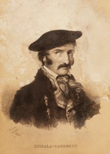 Portrait de Tomas Zumalacarregui (1788-1835), personnage de la campagne espagnole ou guerre d
