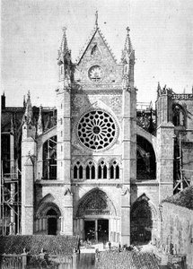Restauration de la cathédrale de Léon, Espagne - Spanish School