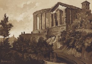 Temples romains de la Sibylle Tiburtine et de Vesta, Tivoli, Italie