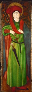 Saint Sébastien (huile sur bois) - Spanish School