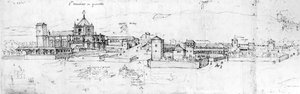 Croquis du paysage urbain de Grenade - Spanish School