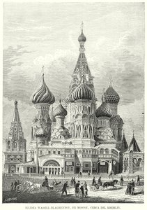 Cathédrale Saint-Basile, Place Rouge, Moscou, Russie
