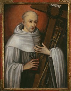 Saint Bernard de Clairvaux portant les instruments de la Passion