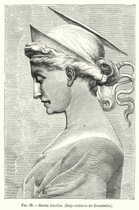 Sainte Cécile, bas-relief de Donatello - Spanish School