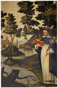 Saint Dominique tenant le lys, XVIIe siècle