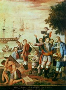 La Conquête du Mexique : Diego Velasquez de Cuellar (1465-1524) choisit Hernando Cortes (1485-1547) comme général de l