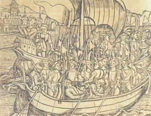 La découverte du Nouveau Monde par Christophe Colomb, illustration de 