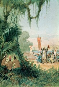 Le Débarquement de Christophe Colomb sur l