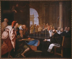 Le Miracle de Saint Antoine de Padoue - Spanish School