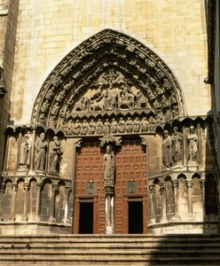 La Portada del Sarmental, transept sud, c.1235 - Spanish School