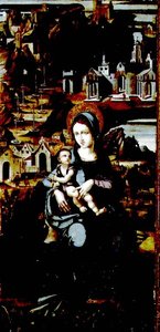 La Vierge de Montserrat - Spanish School