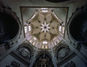 Le plafond de la Capilla del Condestable, fin du 15e siècle - Spanish School