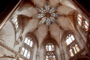 Le plafond de la Capilla del Condestable, fin du 15e siècle - Spanish School