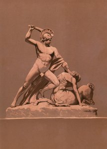 Thésée tuant le minotaure - Spanish School