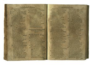 VEGA CARPIO, Félix Lope de (1562-1635). La gallarda toledana, comédie de Lope de Vega incluse dans la compilation Parte catorze de las comedias de Lope de Vega, éditée à Madrid par la veuve de Fernando Correa Montenegro (1621). Photographie. ESPAGNE.
