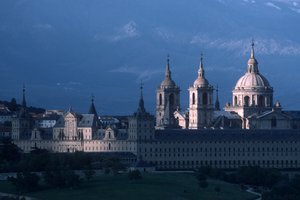 Vue du Monasterio de San Lorenzo de El Escorial - Spanish School