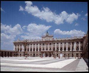 Vue du Palais Royal - Spanish School