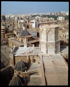 Vue de la cathédrale - Spanish School
