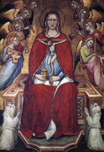 Bannière processionnelle, vers 1395-1400