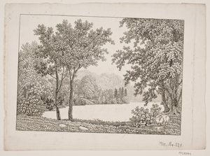 Paysage avec lac - Søren Henrik Petersen
