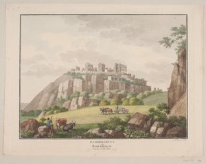Hammershus à Bornholm. Vue du nord - Søren L. Lange