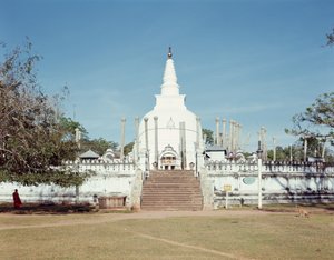 Vue du Dagoba Thuparama, Ruwanweli Seya - Sri Lankan School