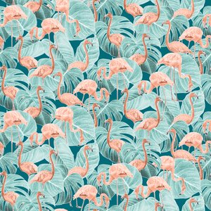 Motif de flamants roses, 2020